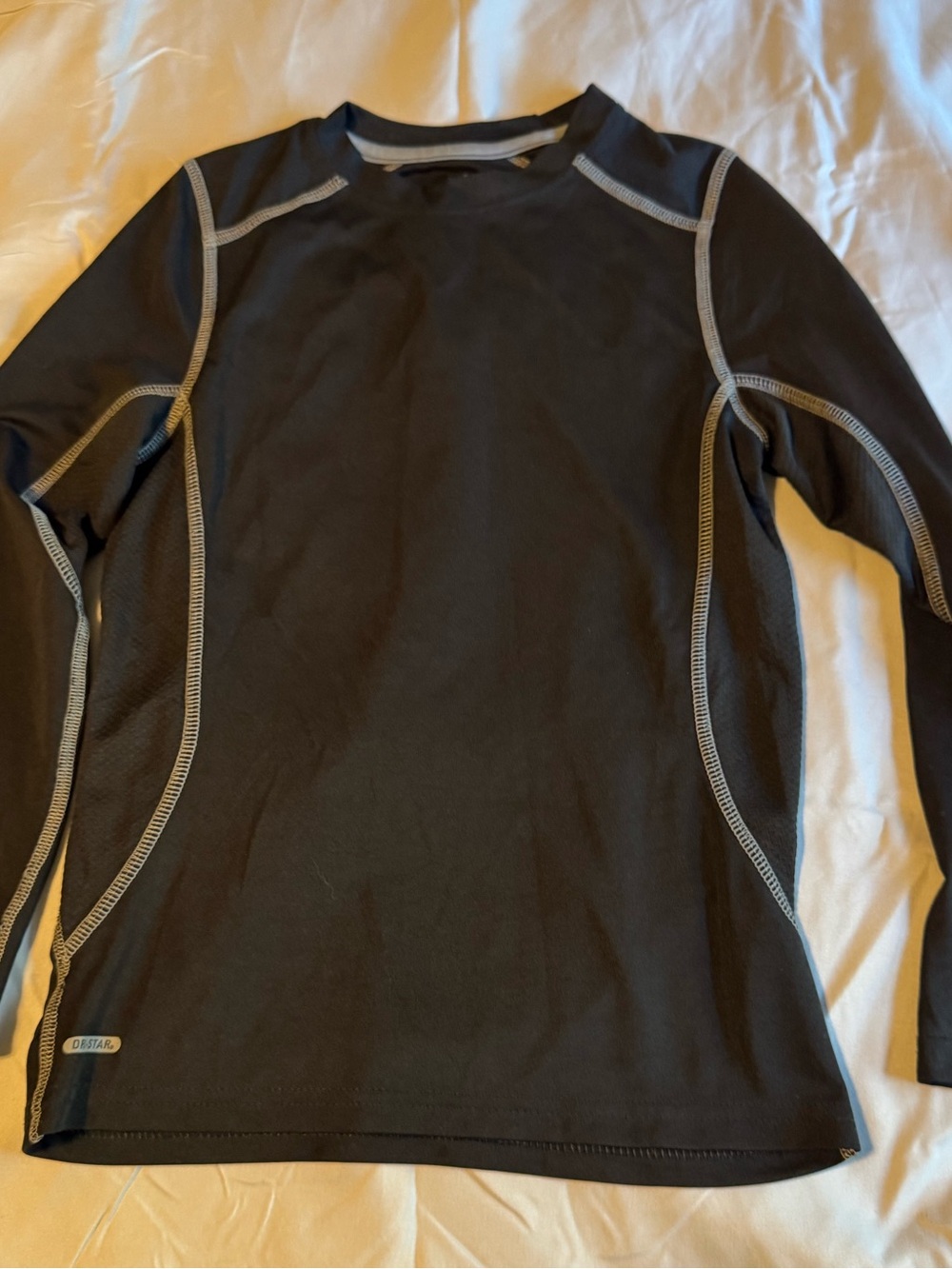 Boys Long-Sleeve Performance Shirt - Black